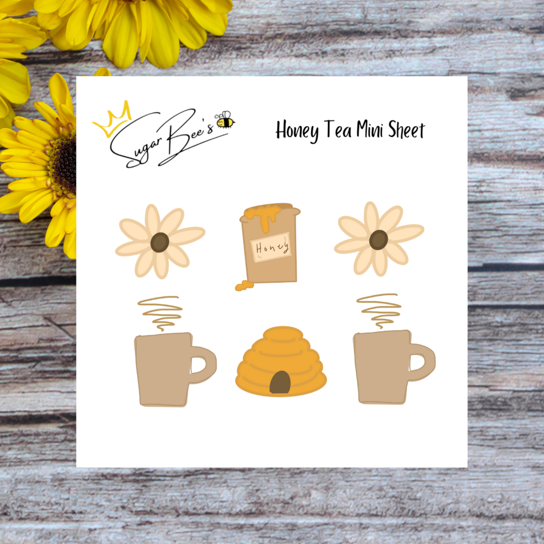 Honey Tea Mini Sticker Sheet